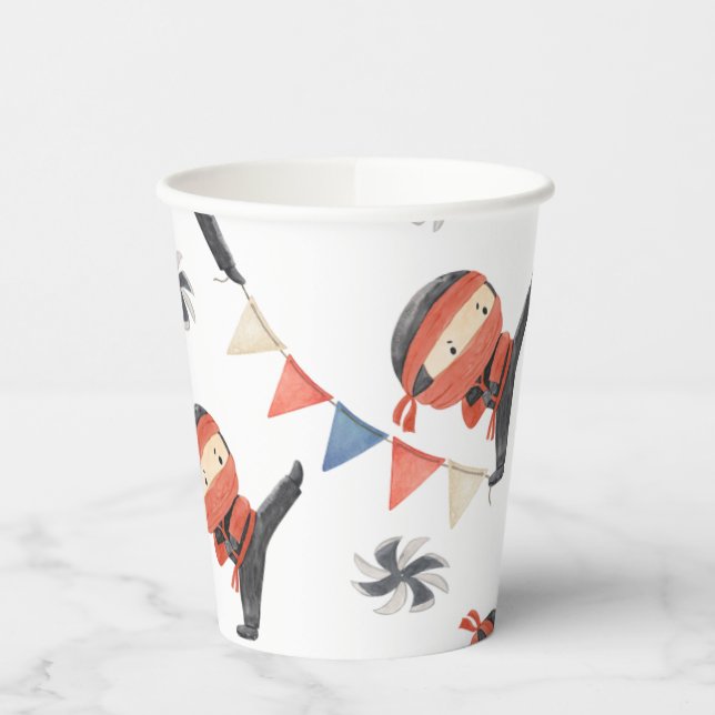Ninja Party Paper Cups | Ninja Party Cups (Left)