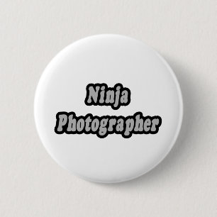 Ninja Photographer 2 Inch Round Button