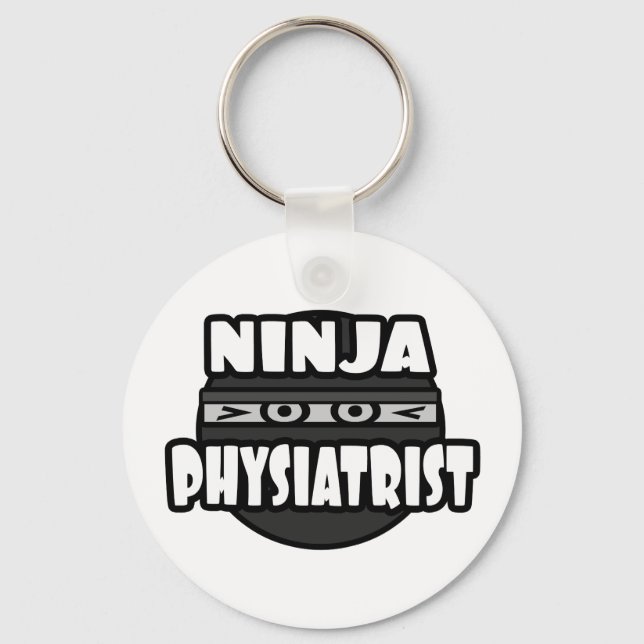 Ninja Physiatrist Keychain (Front)