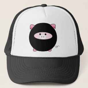 Ninja Pig Trucker Hat