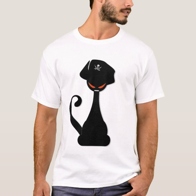 Ninja Pirate Cat T-Shirt (Front)