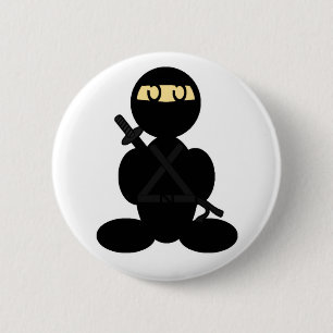 Ninja (plain) 2 inch round button