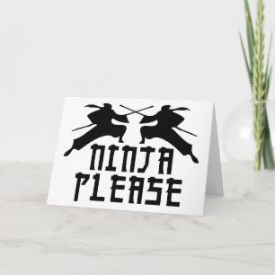 Ninja Please! Card