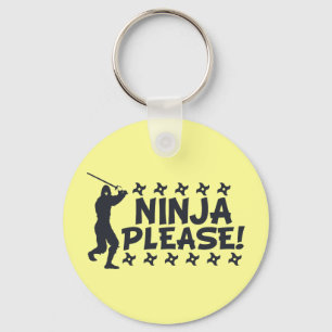 Ninja Please Keychain