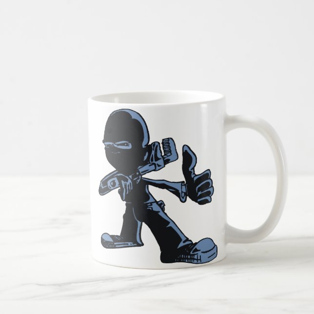 Ninja Plumber Coffee Mug (Right)