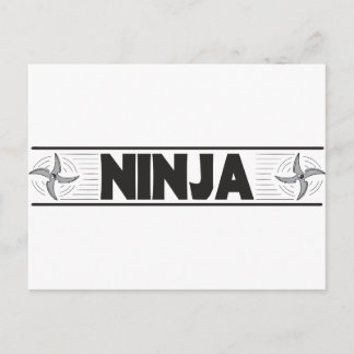 ninja postcard