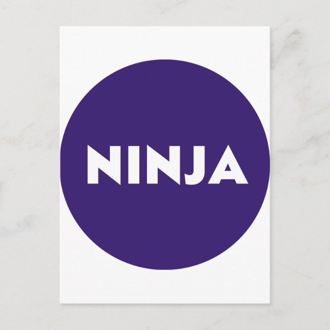 Ninja Postcard (Front)