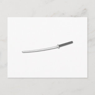 Ninja Samurai Sword Postcard