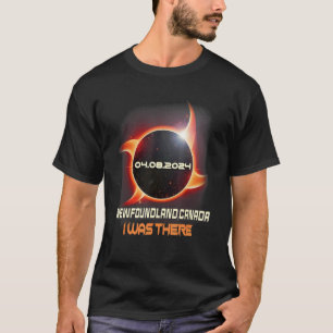 Ninja Shuriken Total Solar Eclipse 2024 Newfoundla T-Shirt