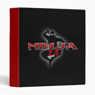 Ninja Silhouette Binder