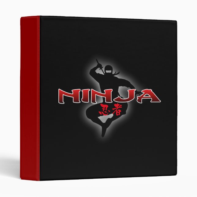 Ninja Silhouette Binder (Front/Spine)