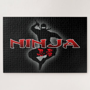 Ninja Silhouette Jigsaw Puzzle