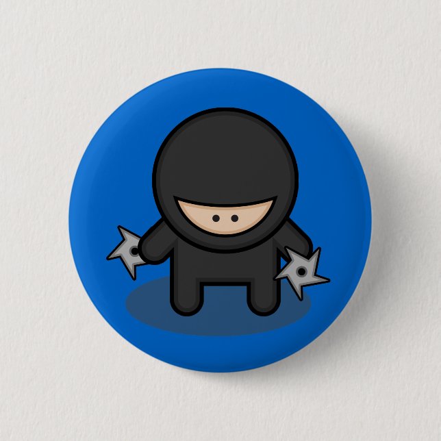 Ninja Skillz 2 Inch Round Button (Front)