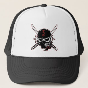 Ninja Skull Trucker Hat