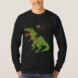 Ninja Sloth Riding Rex T-Shirt