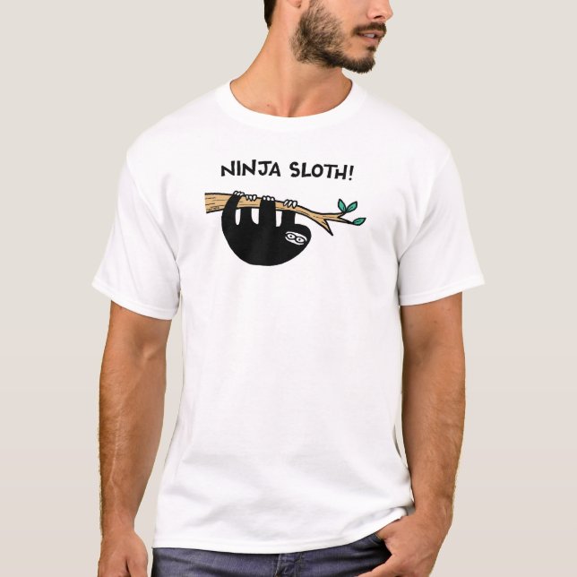 Ninja Sloth  T-Shirt (Front)