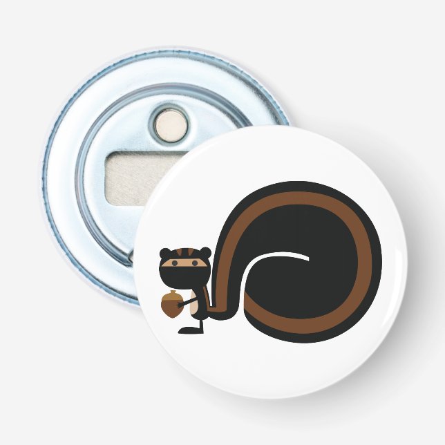Ninja Squirrel Bottle Opener (Front)