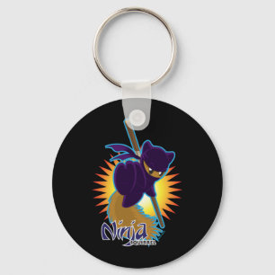 Ninja Squirrel Keychain