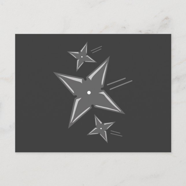 Ninja Stars Postcard (Front)