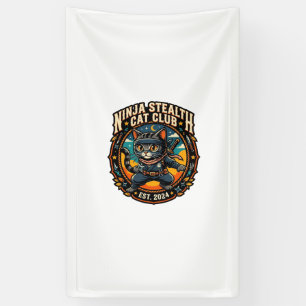 Ninja Stealth Cat Cat Mom Gift Idea - Ninja Stealt Banner