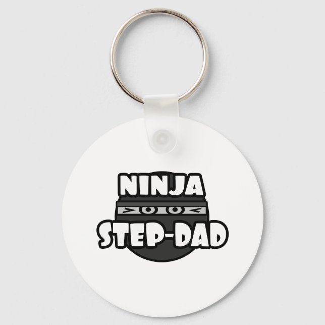Ninja Step-Dad Keychain (Front)