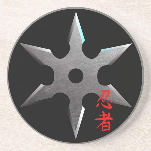 Ninja Throwing Star Coaster (Front)