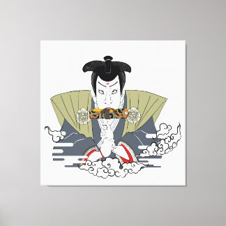 Ninja Ukiyo-e Art Canvas Print