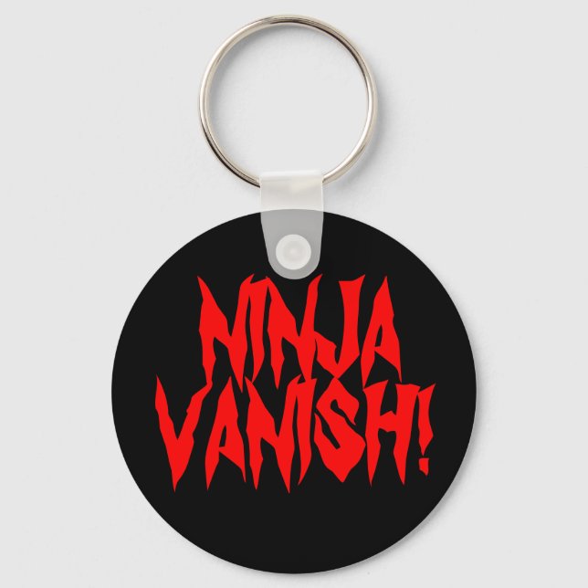 "Ninja Vanish" Keychain (Front)