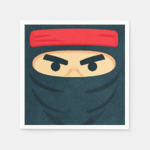 Ninja Warrior Birthday Party Napkins