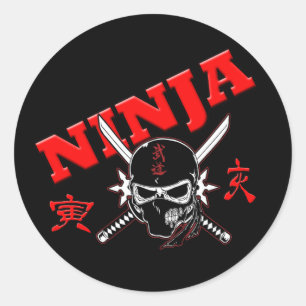 Ninja Warrior Classic Round Sticker