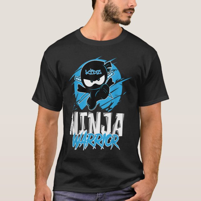 Ninja Warrior For Kidz T-Shirt (Front)