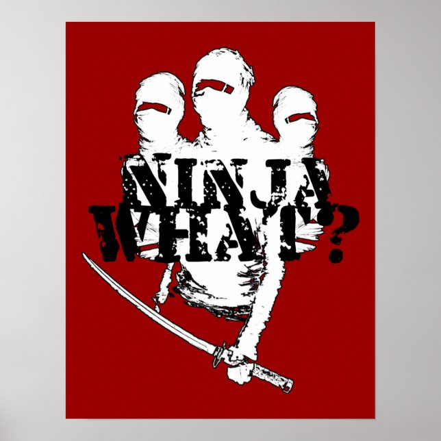 NINJA WHAT? POSTER (Front)