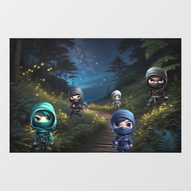 ninja Window Cling (Sheet)