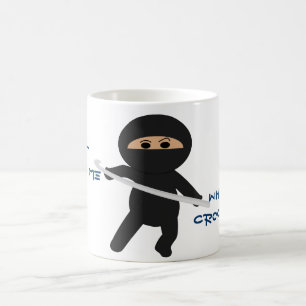Ninja With Crochet Hook Mug