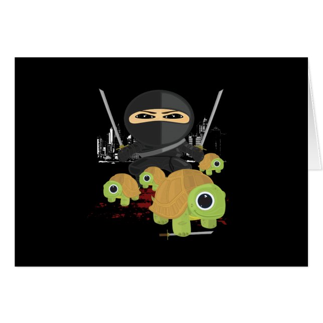 Ninja with Turtles (Front Horizontal)