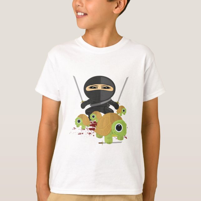 Ninja with Turtles T-Shirt (Front)