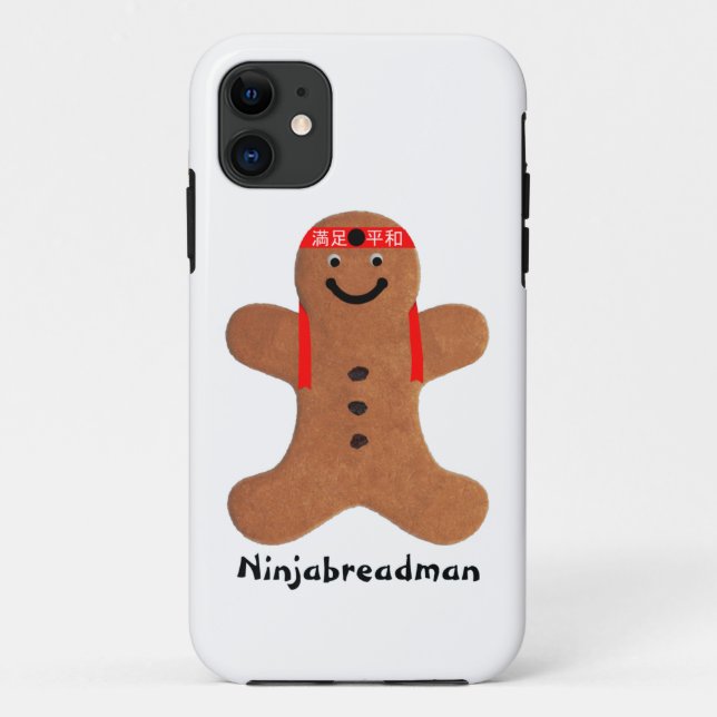 Ninjabreadman biscuit (cookie) Case-Mate iPhone case (Back)