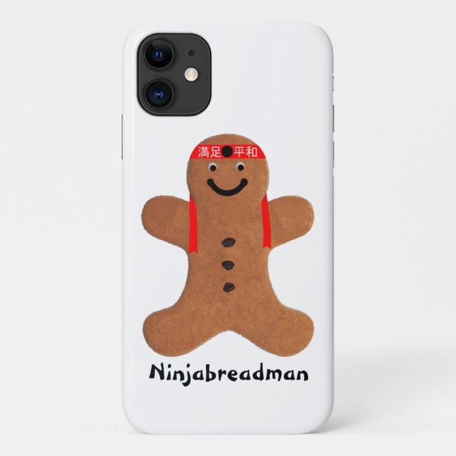 Ninjabreadman biscuit (cookie) Case-Mate iPhone case (Back)