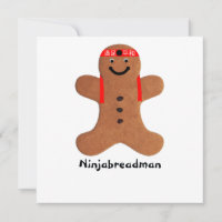 Ninjabreadman biscuit (cookie)