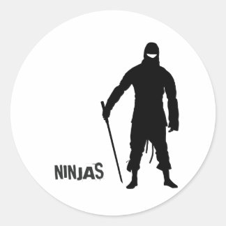 Ninjas Classic Round Sticker