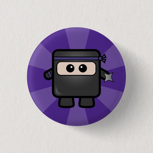 Ninjas vs. Pirates 1 Inch Round Button (Front)