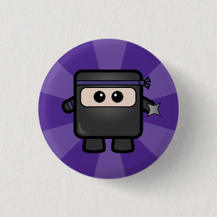 Ninjas vs. Pirates 1 Inch Round Button