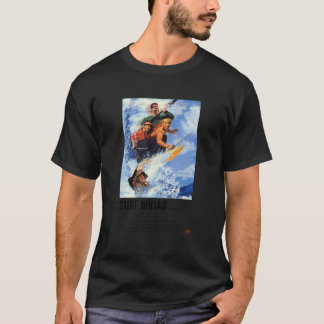 Ninjas Who Surf Poster  T-Shirt