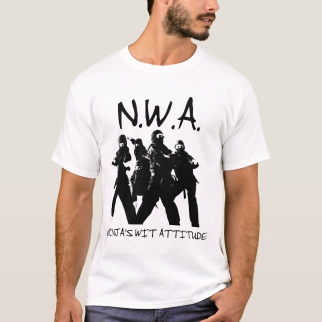 Ninjas wit Attitude T-Shirt (Front)