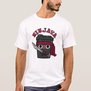 Ninjava Funny Ninja Java Coffee Pun  T-Shirt