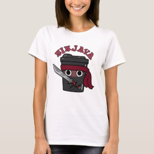 Ninjava Funny Ninja Java Coffee Pun  T-Shirt