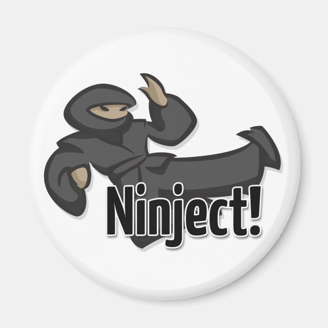 Ninject Flying Kick Magnet (Front)