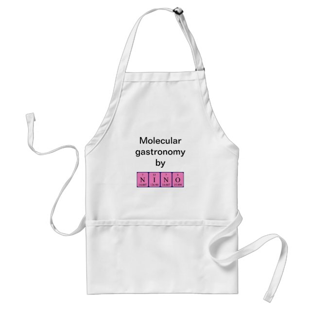Nino periodic table name apron (Front)