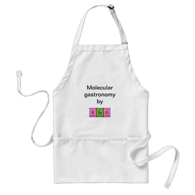 Nino periodic table name apron (Front)
