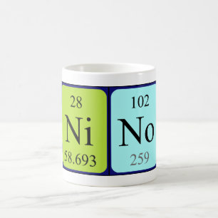 Nino periodic table name mug